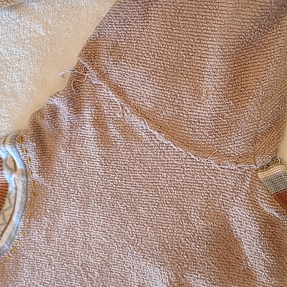 Free People Beige Crewneck Sweater with Stripes - Picture 7 of 10